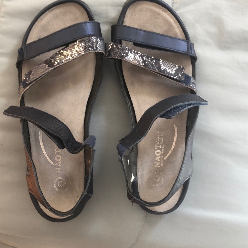 Navy Blue Naot sandals